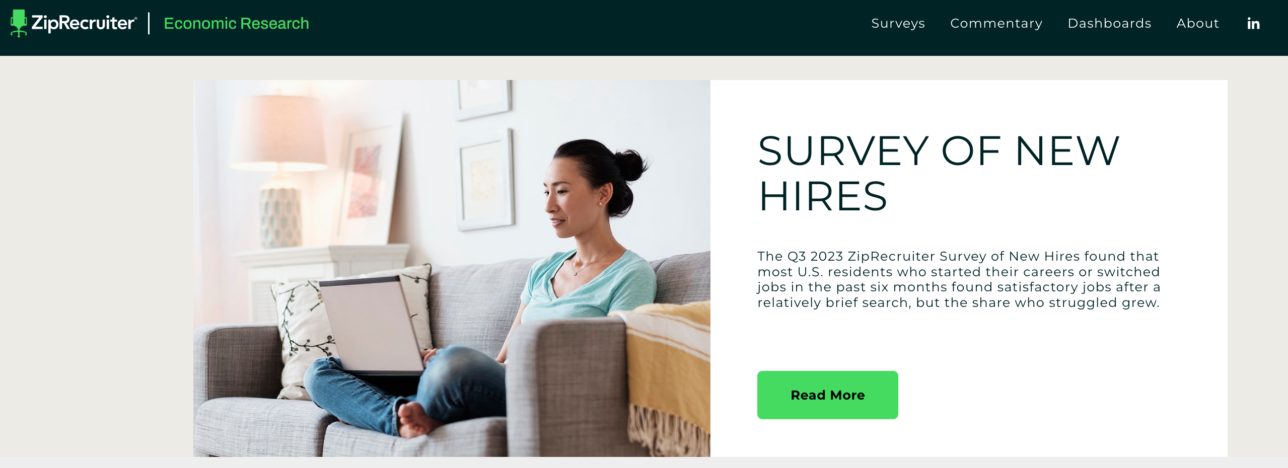ZipRecruiter Unveils  Portal for Labor Market Insights