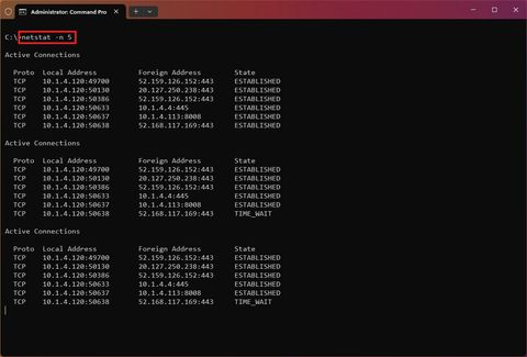 Powershell How Am I Able To List All Energetic And Distinctive Ips Connections In A Iis Server